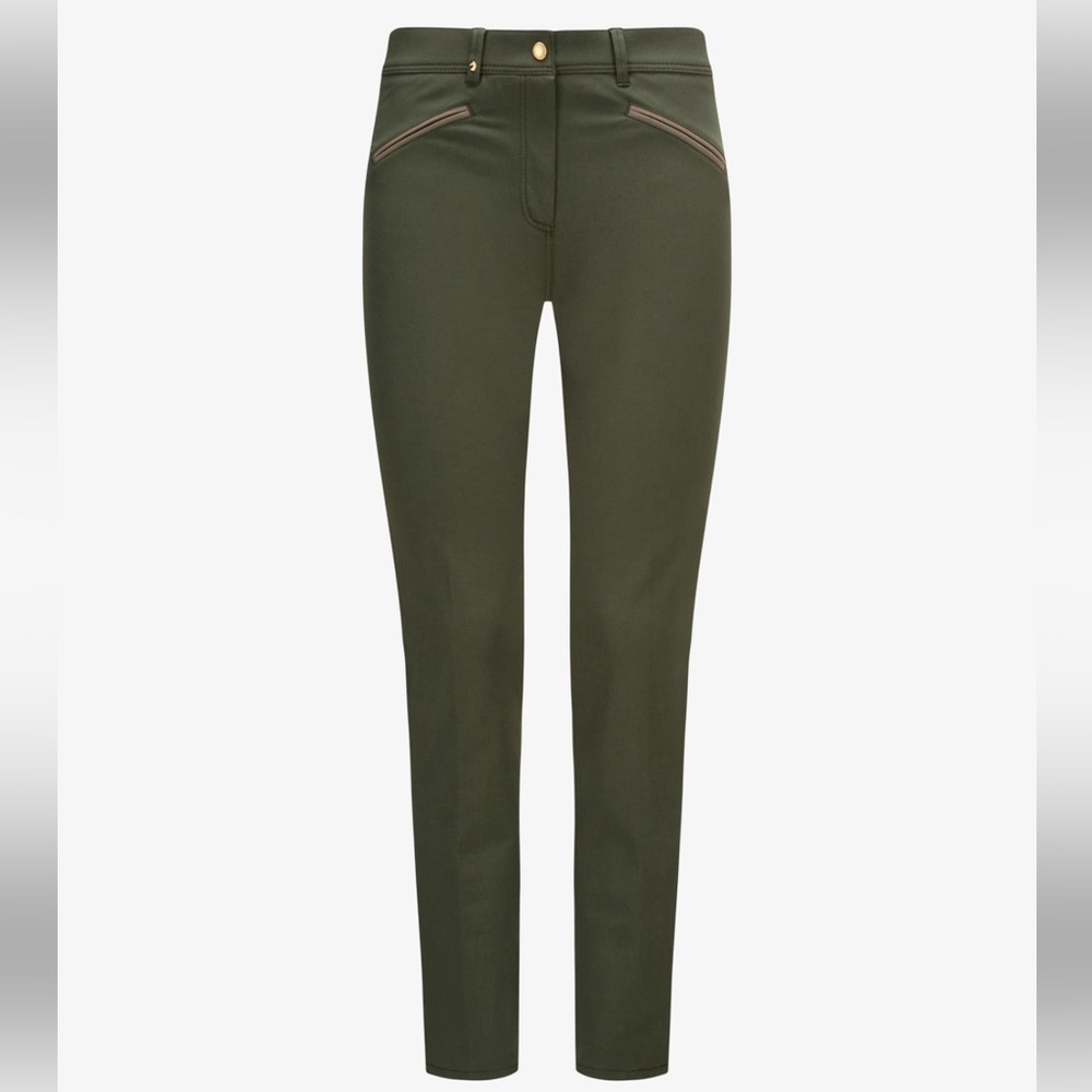 Pamela Henson Women’s Pant in Dark Green US Size 8